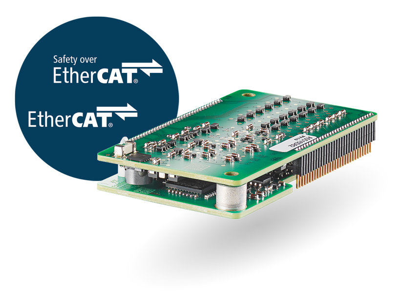 السلامة الوظيفية عبر EtherCAT باستخدام Ixxat Safe T100/FSoE